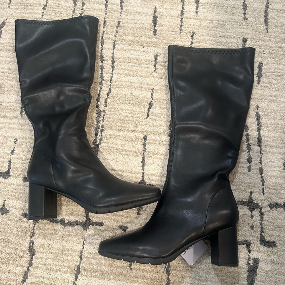 AEROSOLES Black Heeled Boots